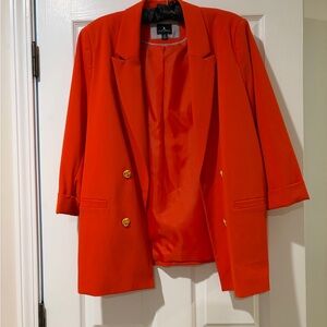 Jules & Leopold Bold Orange Blazer